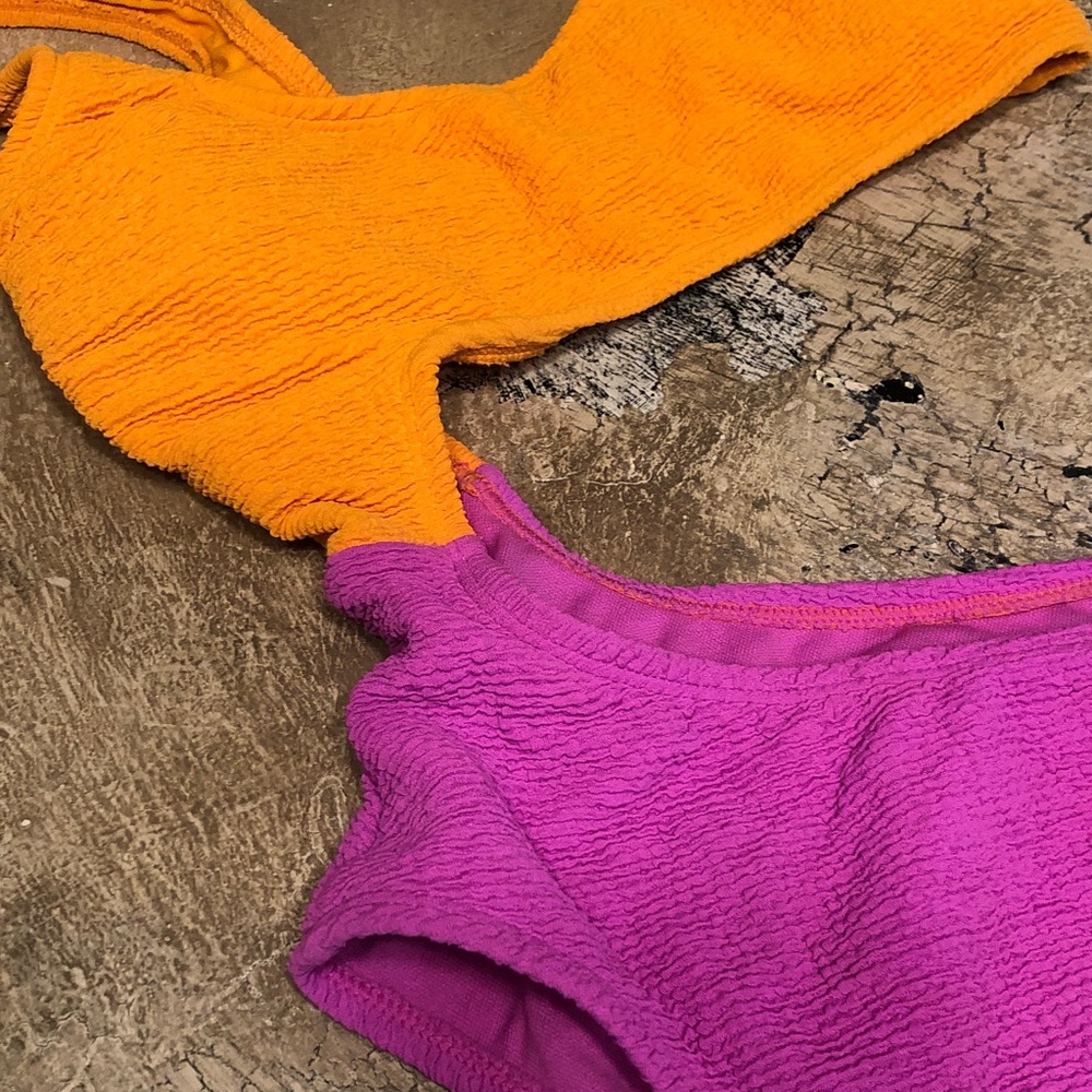 🩷🧡CUTOUT SWIMSUIT - Picture 4 of 6